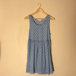 lightweight blue pattern altar’d state sundress